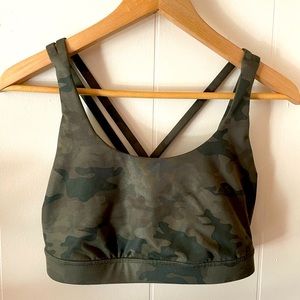 Lululemon Camo Energy Bra Size 10